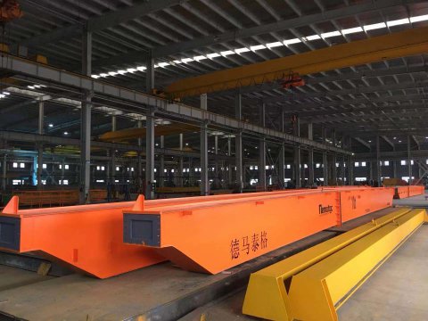 How Kevino ensure the camber as fabricating overhead cranes?