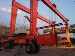 60t Tires Mounted Gantry Crane has finished test running