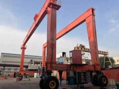 How Kevino Does Test Running on Rubber Tire Gantry Crane?